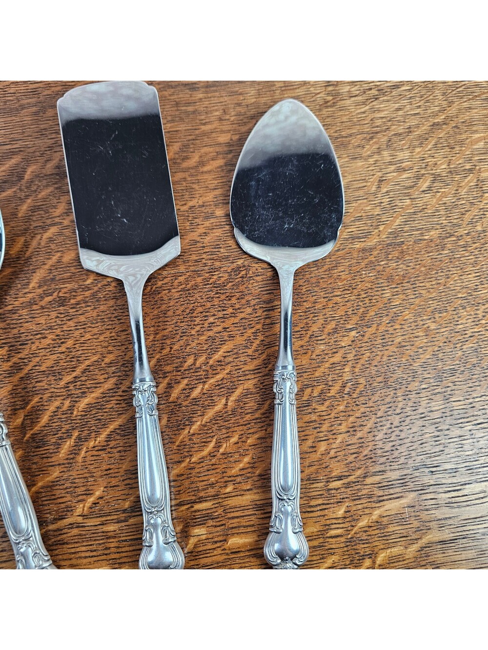 Gorham Chantilly Sterling Handle Lasagna Casserole Pie Cake Serving Set of 3 - Picture 3 of 15